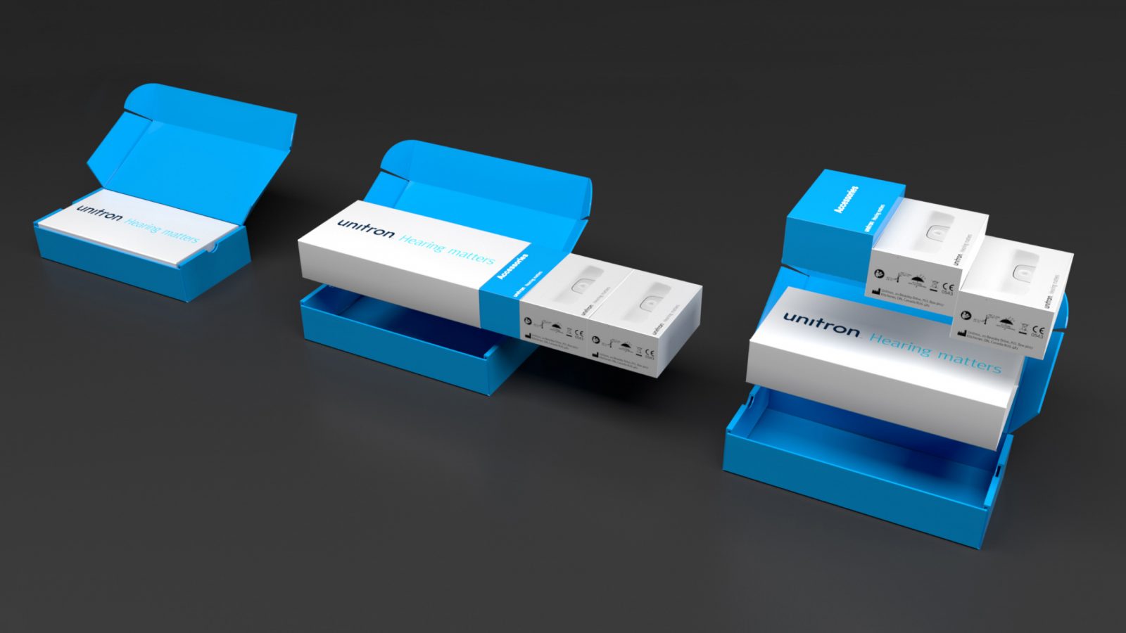 3D CGI Render of unitron medical packaging created by Celf Creative