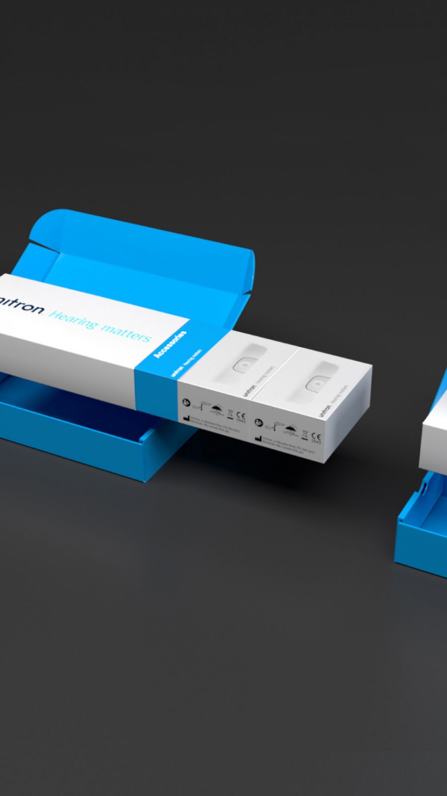 3D CGI Render of unitron medical packaging created by Celf Creative