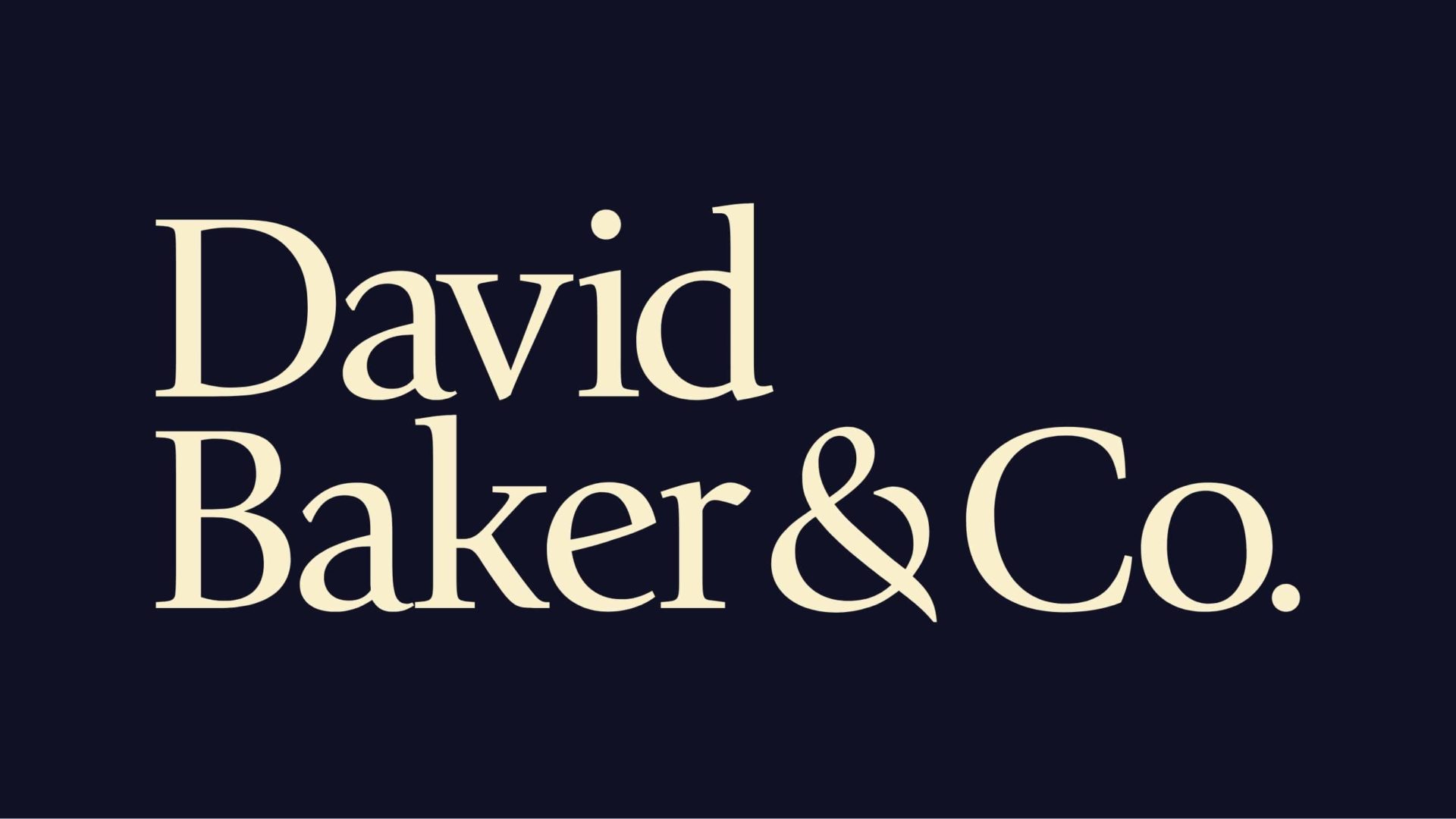 David Baker &amp; Company